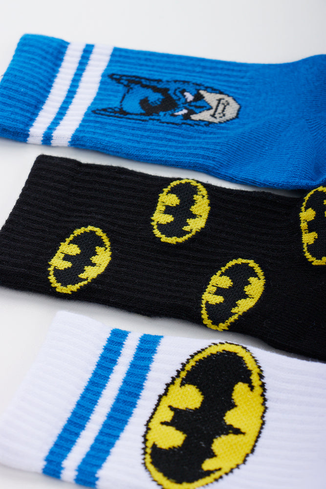 Batman 3 Pack Crew Socks (1)