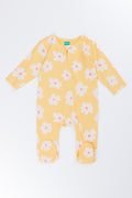 Yellow Floral Babygrow