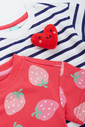 2 Pack Strawberry Stripe T-Shirts (1)