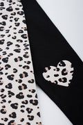2 Pack Black & Animal Print Leggings (1)