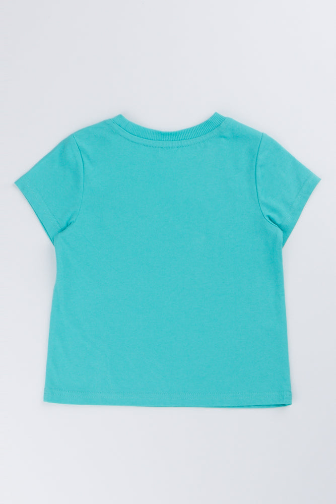 Turquoise Heart Pocket T-Shirt (2)