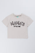 Stone Mama Print Boxy T-Shirt