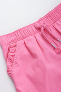 Pink Frilly Casual Shorts (1)