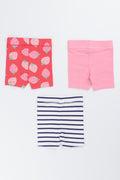 3 Pack Strawberry Cycle Shorts (2)