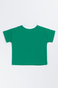 Green Mickey Mouse Graphic T-Shirt (2)