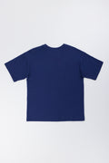 Navy Printed Adventure T-Shirt (2)