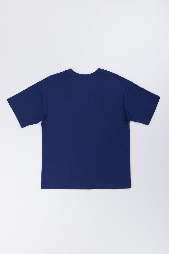 Navy Printed Adventure T-Shirt (2)
