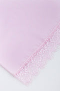 Pink Lace Hem Boxy T-Shirt (2)