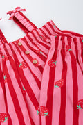 Red Striped Strawberry Woven Set (1)