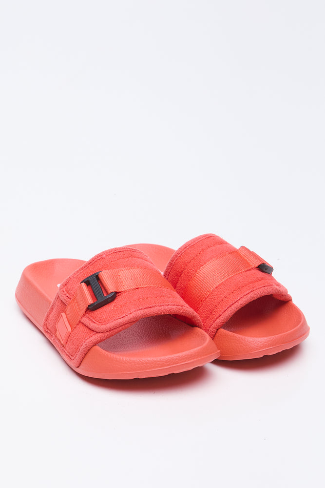 Orange Utility Slide Sandals