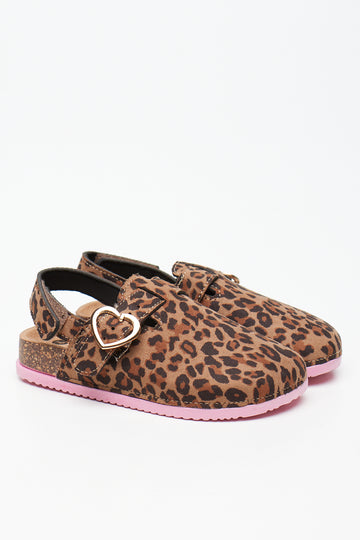 Leopard Print Mule