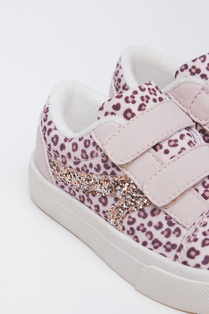 Leopard Print Glitter Sneakers (3)