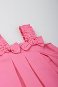 Pink Strappy Bow Detail Top (1)