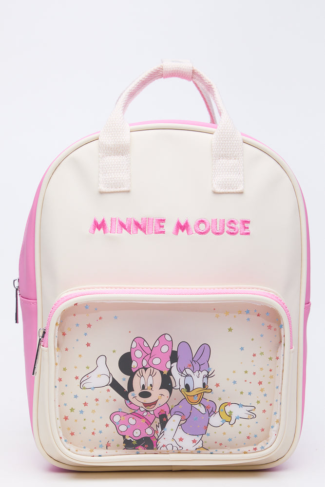 Cream Minnie Mouse Backpack