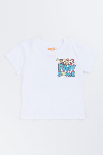 White Paw Patrol Graphic T-Shirt