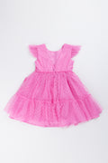 Pink Floral 3D Occasion Dress (2)