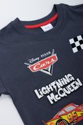 Dark Grey Cars Short Sleeve T-Shirt (1)