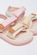 Striped Pastel Sandals (2)