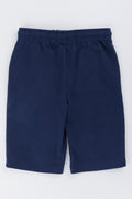 Navy Knit Shorts (2)