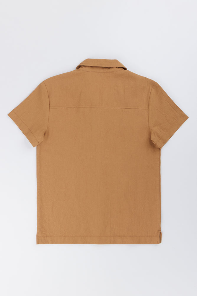 Tan Short Sleeve Shirt (2)