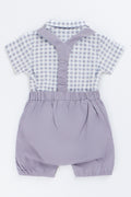 Woven Dungaree Set (2)