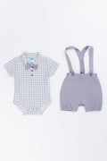 Woven Dungaree Set (3)