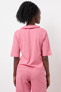 Red Gingham Button Through Pajamas (2)