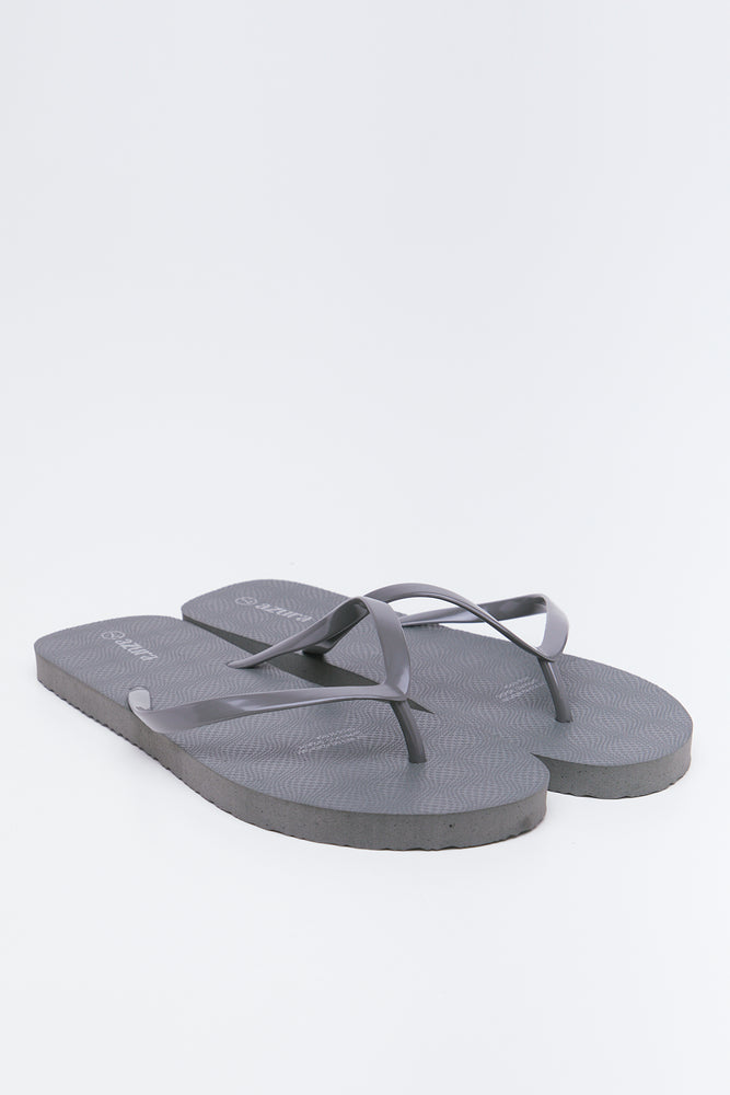Olive Plain Flip Flops