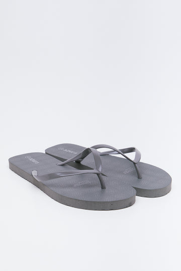Olive Plain Flip Flops
