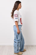 White Knitwear Soccer T-Shirt (1)