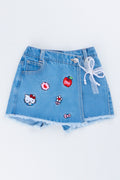 Hello Kitty Denim Wrap Skort
