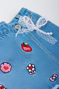 Hello Kitty Denim Wrap Skort (1)