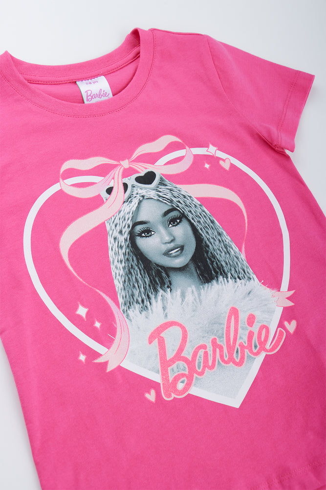 Pink Barbie Regular T-Shirt (1)