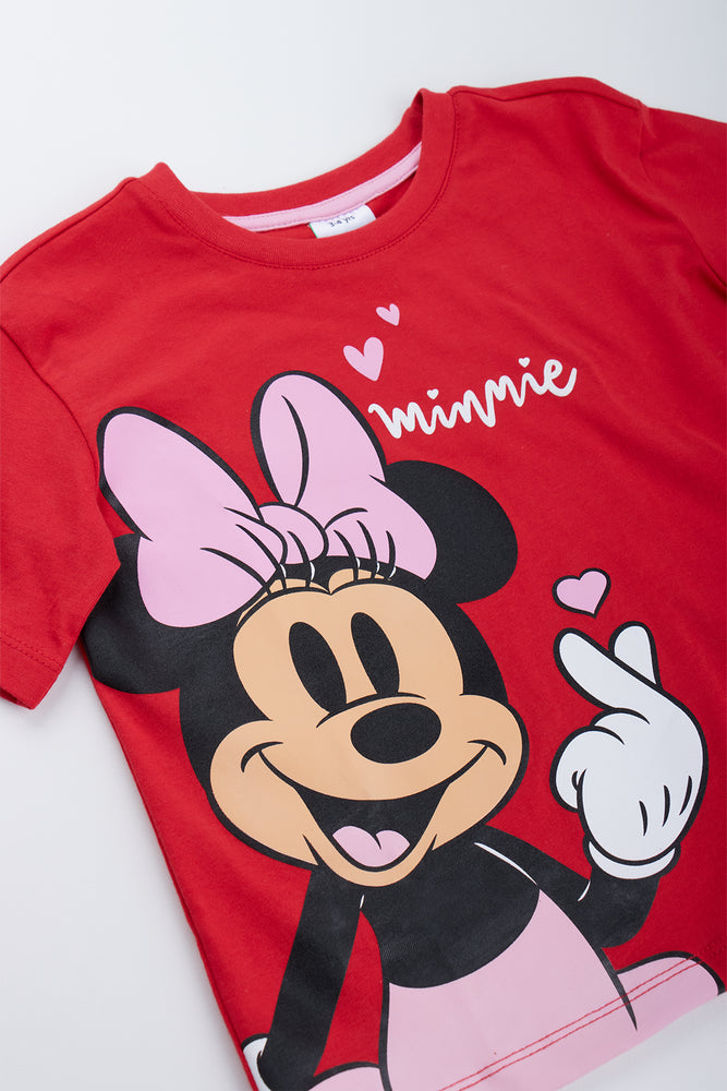 Red Minnie Mouse Oversized T-Shirt (1)