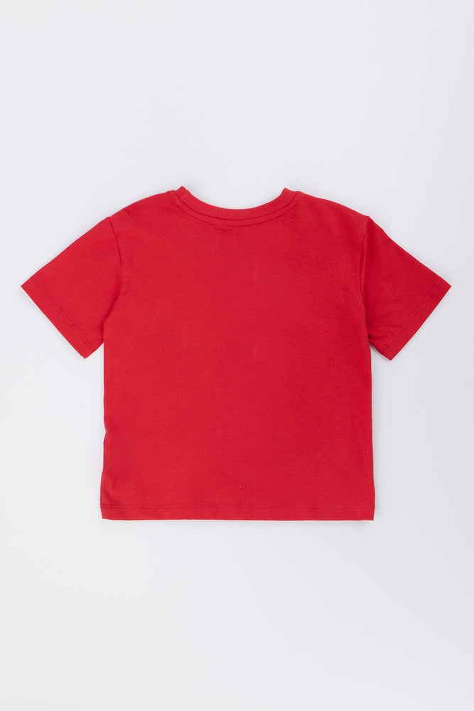 Red Minnie Mouse Oversized T-Shirt (2)