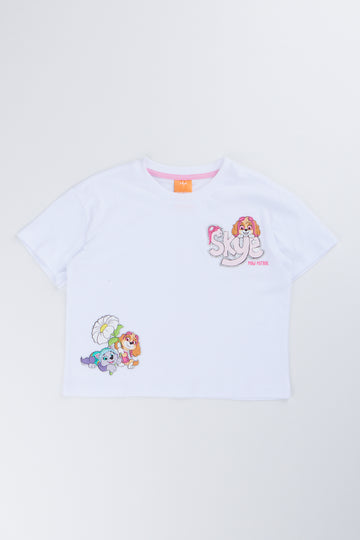 White Paw Patrol Boxy T-Shirt