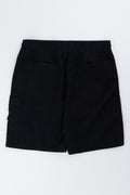 Black Cargo Utility Shorts (2)