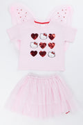 Pink Hello Kitty Wings Set