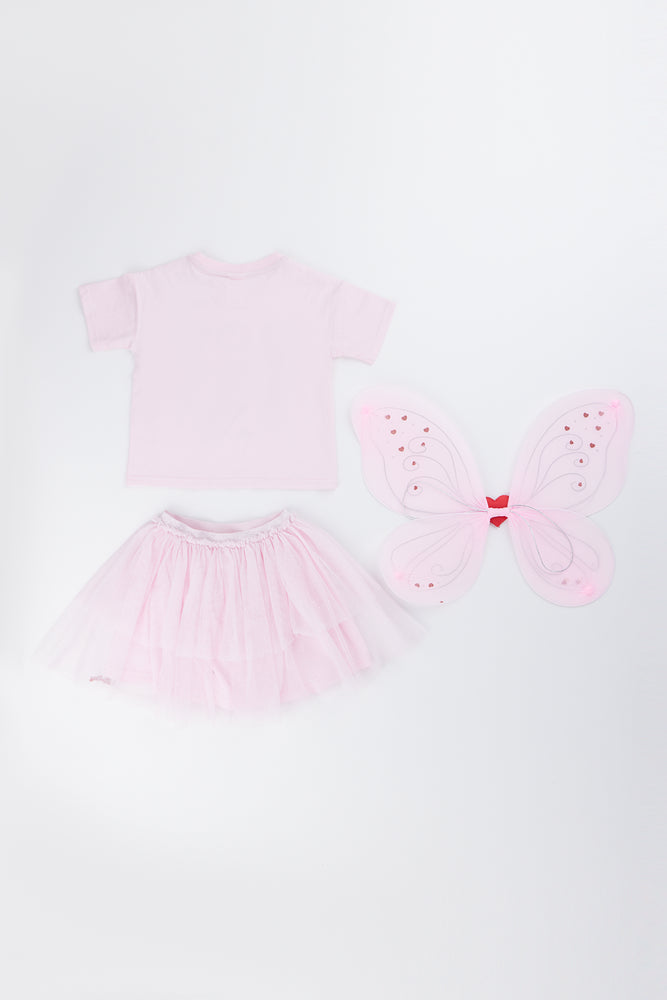 Pink Hello Kitty Wings Set (4)