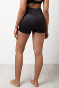 Black High Waisted Netball Shorts (2)