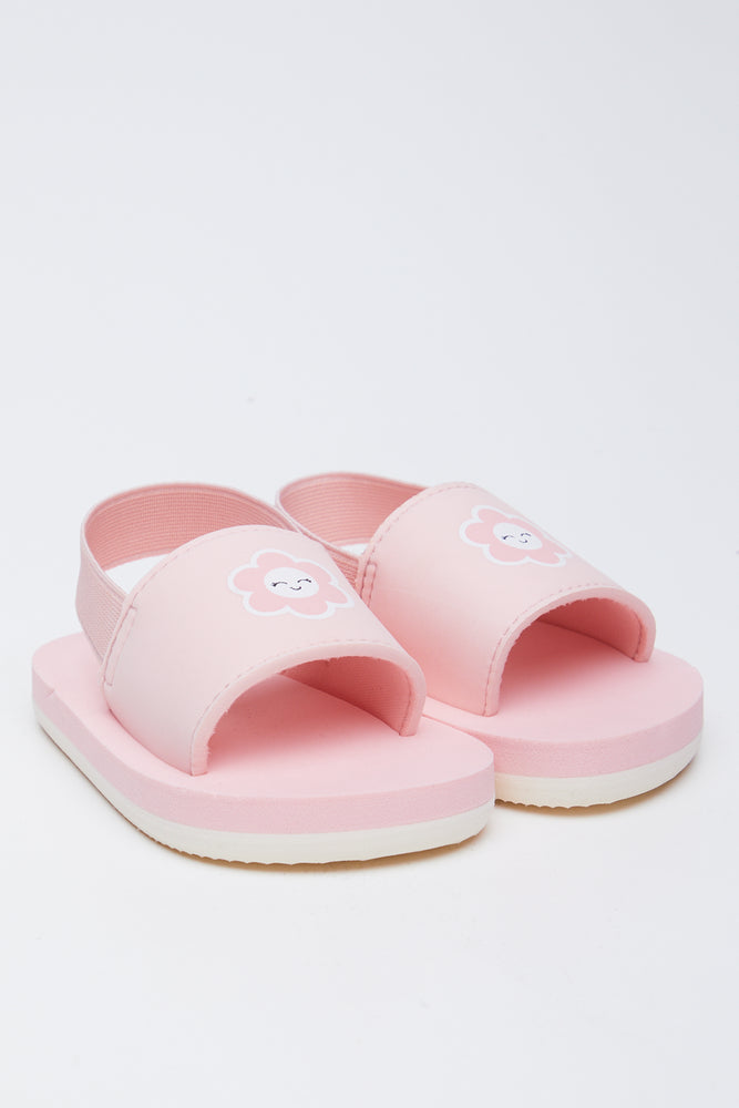 Pink Floral Toddler Sandals 2 Pack (3)