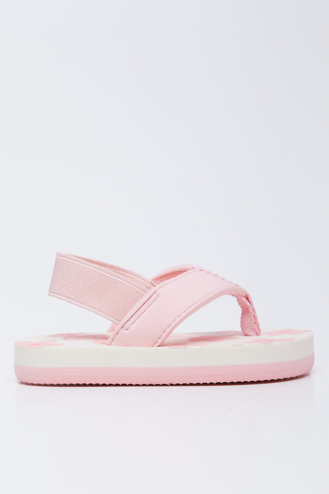 Pink Floral Toddler Sandals 2 Pack (9)