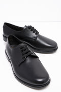 Durable Black School Shoes
