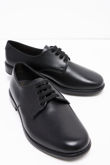 Durable Black School Shoes