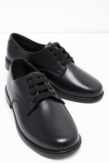 Toughees Boys School Shoes Black