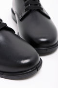 Toughees Boys School Shoes Black (2)