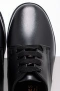Toughees Boys School Shoes Black (4)