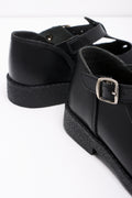 Pre Girls School Shoes Black Toughees (3)