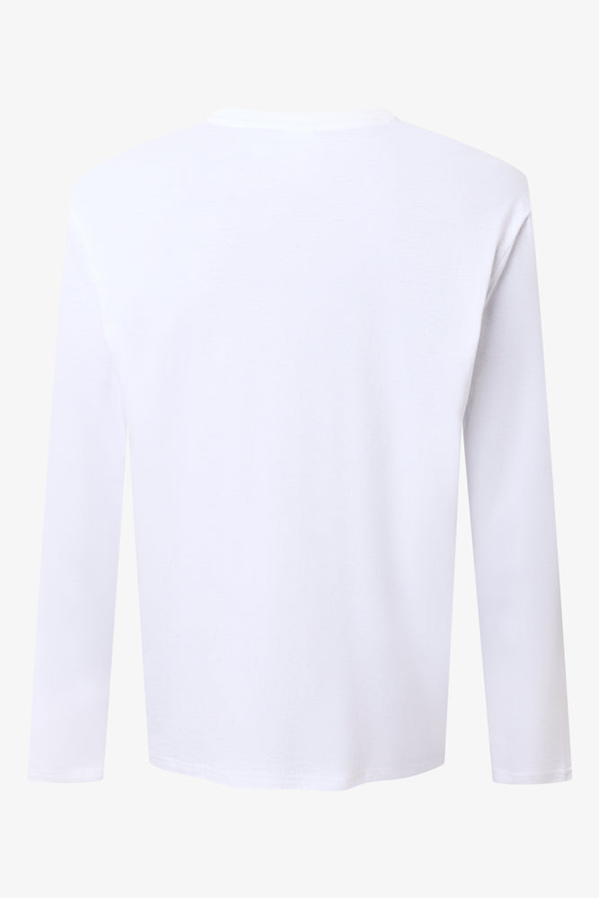 White Long Sleeve Regular T-Shirt (1)