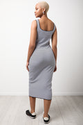 Striped Midi Dress (2)